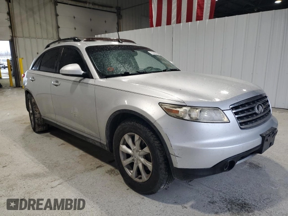 2006 Infiniti FX with VIN JNRAS08U76X101736, listed as a Copart auction lot 51005565 with 129,556 mi miles and Salvage Title. Bid and sale history available at DreamBid. Image 4.