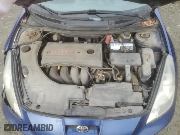 2002 Toyota Celica GT z VIN JTDDR32T920140518, wystawiony jako Copart lot #43759465 z przebiegiem 166 627 mil mil oraz Szkoda całkowita • Salvage title. Historia ofert i sprzedaży dostępna na DreamBid. Obrazek 11.
