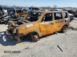 2015 Honda Pilot Touring with VIN 5FNYF3H97FB017524, listed as a Copart auction lot 43768555 with 0 mi miles and Non Repairable. Bid and sale history available at carsss.com. Image 1.