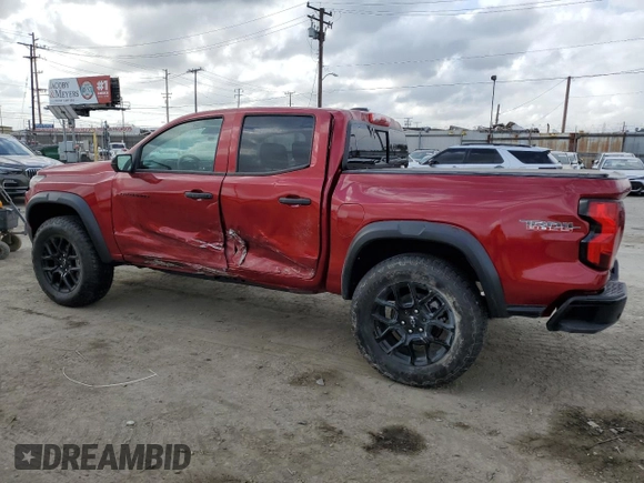 2023 Chevrolet Colorado 4WD Trail Boss with VIN 1GCPTEEK7P1185939, listed as a Copart auction lot 54711295 with 3,476 mi miles and Salvage Title. Bid and sale history available at carsss.com. Image 2.