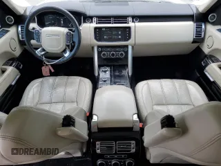 2016 Land Rover Range Rover HSE with VIN SALGS2VF1GA285127, listed as a Copart auction lot 59566225 with 128,567 mi miles and Salvage title. Bid and sale history available at DreamBid. Image 8.