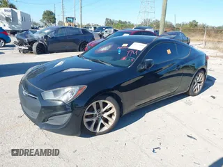 2013 Hyundai Genesis Coupe R-Spec with VIN KMHHT6KD2DU094891, listed as a IAAI auction lot 41273888 with 185,197 mi miles and . Bid and sale history available at DreamBid. Image 2.