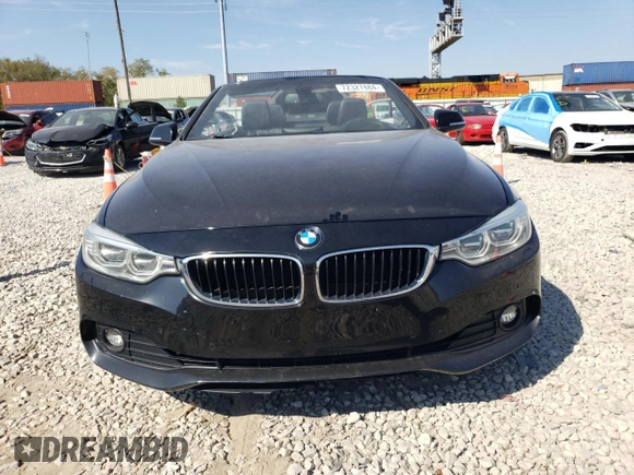 2014 BMW 4 Series 428i xDrive with VIN WBA3T1C50EPS98014, listed as a Copart auction lot 72327884 with 124,421 mi miles and Salvage Title. Bid and sale history available at carsss.com. Image 5.