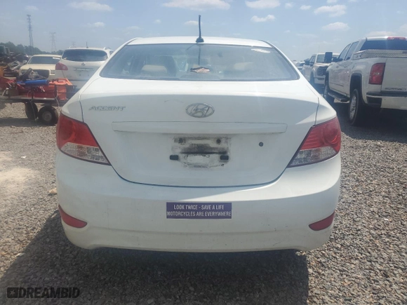 2014 Hyundai Accent GLS with VIN KMHCT4AE4EU654520, listed as a Copart auction lot 54271975 with 0 mi miles and Clean Title. Bid and sale history available at carsss.com. Image 6.