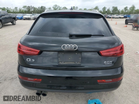 2018 Audi Q3 Premium Plus with VIN WA1JCCFS2JR002863, listed as a Copart auction lot 51653775 with 108,865 mi miles and Salvage Title. Bid and sale history available at carsss.com. Image 6.