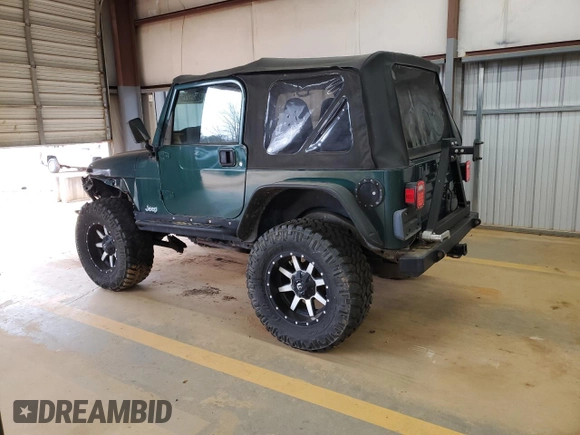 2001 Jeep Wrangler Sport with VIN 1J4FA49S51P373069, listed as a Copart auction lot 48625225 with 0 mi miles and Salvage Title. Bid and sale history available at carsss.com. Image 2.