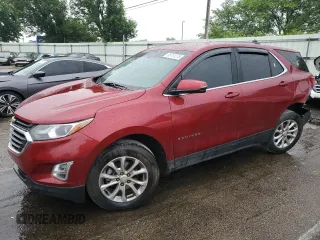 2018 Chevrolet Equinox LT with VIN 3GNAXJEV8JL269806, listed as a Copart auction lot 58741275 with 123,694 mi miles and Salvage title. Bid and sale history available at DreamBid. Image 1.