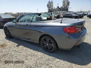 2017 BMW 2 Series with VIN WBA2L1C34HV666785, listed as a Copart auction lot 61775835 with 57,386 mi miles and Salvage title. Bid and sale history available at DreamBid. Image 2.