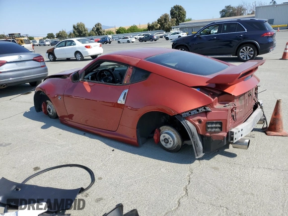 2013 Nissan 370Z Touring z VIN JN1AZ4EHXDM383169, wystawiony jako Copart lot #59787045 z przebiegiem 76 601 mil mil oraz Szkoda całkowita • Salvage title. Historia ofert i sprzedaży dostępna na DreamBid. Obrazek 2.