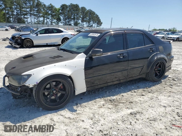 2005 Lexus IS 300 Sport with VIN JTHBD192650099405, listed as a Copart auction lot 52953575 with 153,969 mi miles and Salvage Title. Bid and sale history available at carsss.com. Image 1.