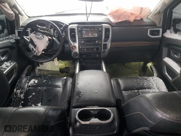 2016 Nissan Titan XD PRO-4X with VIN 1N6BA1F49GN511951, listed as a Copart auction lot 87577645 with 116,076 mi miles and Salvage Title. Bid and sale history available at carsss.com. Image 8.