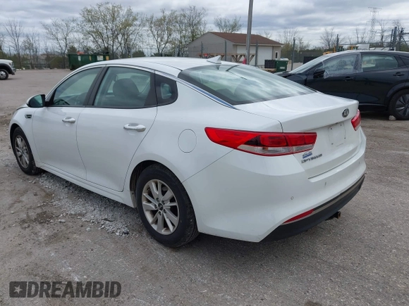 2016 Kia Optima LX z VIN 5XXGT4L37GG087701, wystawiony jako IAAI lot #42148746 z przebiegiem 53 473 mil mil oraz . Historia ofert i sprzedaży dostępna na DreamBid. Obrazek 3.