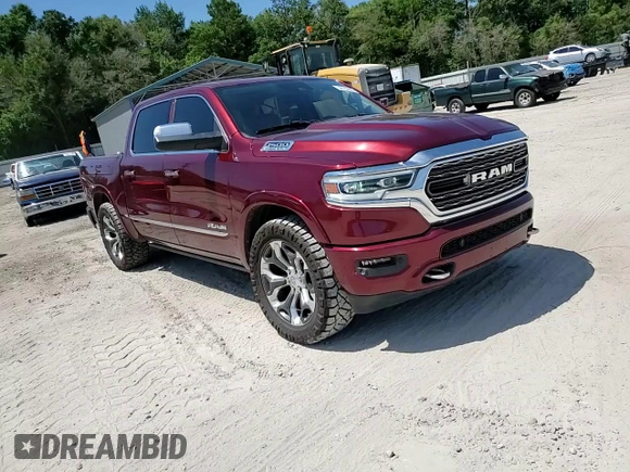 2019 Ram 1500 Limited with VIN 1C6SRFHTXKN615586, listed as a Copart auction lot 58162805 with 135,199 mi miles and Salvage title. Bid and sale history available at DreamBid. Image 13.