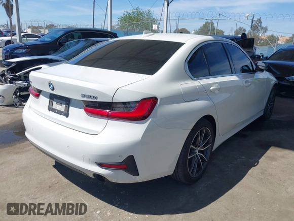 2019 BMW 3 Series 330i xDrive with VIN WBA5R7C54KAJ79701, listed as a IAAI auction lot 41871962 with 70,479 mi miles. Bid and sale history available at carsss.com. Image 4.