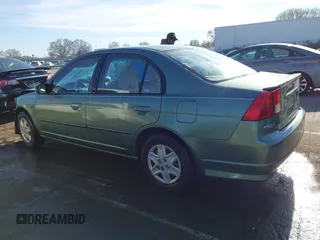 2004 Honda Civic VP with VIN 2HGES16344H584753, listed as a IAAI auction lot 41818981 with 323,204 mi miles and . Bid and sale history available at carsss.com. Image 3.