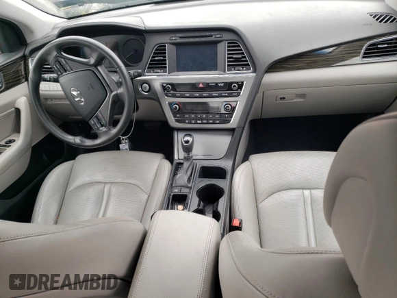 2017 Hyundai Sonata Limited with VIN KMHE34L18HA044628, listed as a Copart auction lot 39342804 with 69,958 mi miles and . Bid and sale history available at DreamBid. Image 8.