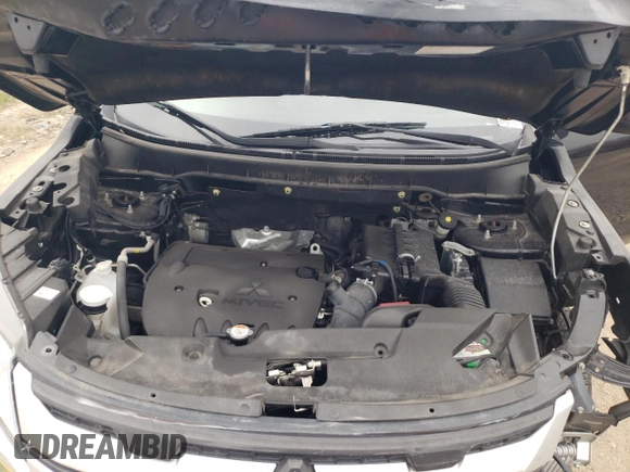 2020 Mitsubishi Outlander ES with VIN JA4AP3AU1LU017562, listed as a Copart auction lot 82314074 with 112,089 mi miles and Salvage title. Bid and sale history available at DreamBid. Image 11.