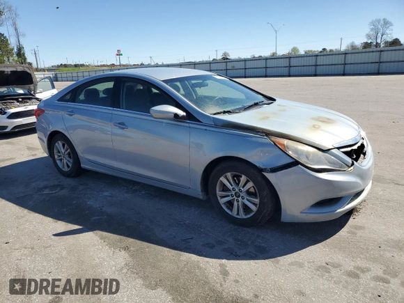 2011 Hyundai Sonata GLS with VIN 5NPEB4AC0BH213567, listed as a Copart auction lot 50211665 with 179,449 mi miles and Salvage Title. Bid and sale history available at DreamBid. Image 4.