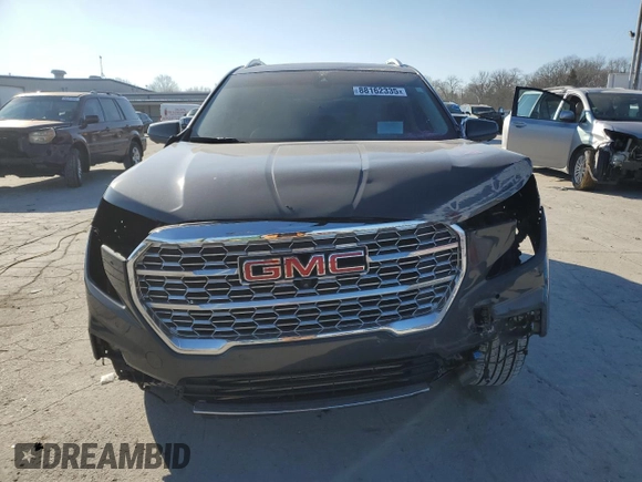 2022 GMC Terrain Denali with VIN 3GKALXEV1NL255229, listed as a Copart auction lot 88162335 with 41,835 mi miles and Salvage title. Bid and sale history available at DreamBid. Image 5.
