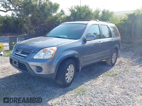 2005 Honda CR-V EX SE with VIN SHSRD78935U331938, listed as a IAAI auction lot 42206201 with 185,700 mi miles. Bid and sale history available at carsss.com. Image 2.