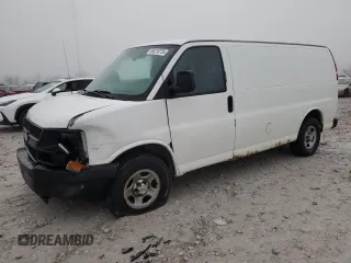2005 Chevrolet Express Cargo with VIN 1GCFG15X751101930, listed as a Copart auction lot 84216734 with 265,000 mi miles and Salvage Title. Bid and sale history available at DreamBid. Image 1.