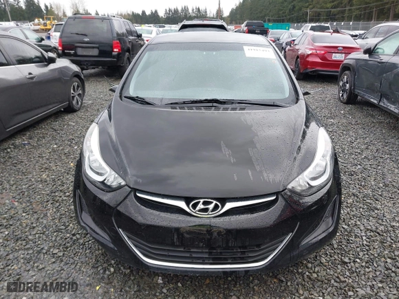 2016 Hyundai Elantra SE with VIN KMHDH4AE6GU628350, listed as a IAAI auction lot 41915493 with 1 mi miles. Bid and sale history available at carsss.com. Image 12.