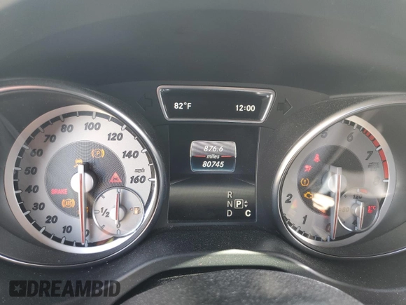 2016 Mercedes-Benz CLA with VIN WDDSJ4EB3GN376184, listed as a Copart auction lot 69976622 with 80,745 mi miles. Bid and sale history available at carsss.com. Image 9.