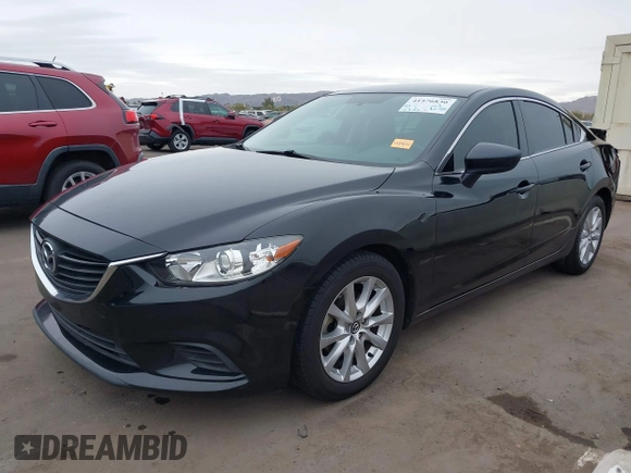 2015 Mazda 6 i Sport with VIN JM1GJ1U58F1190298, listed as a IAAI auction lot 41576830 with 153,142 mi miles. Bid and sale history available at carsss.com. Image 2.