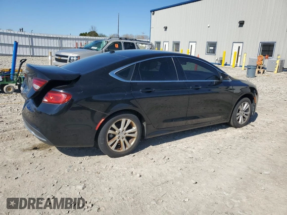2015 Chrysler 200 Limited with VIN 1C3CCCAB3FN733231, listed as a Copart auction lot 55918425 with 176,428 mi miles and Clean Title. Bid and sale history available at DreamBid. Image 3.