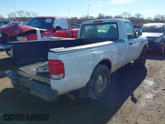 2000 Ford Ranger XL with VIN 1FTYR10V7YPA13552, listed as a IAAI auction lot 41344663 with 139,724 mi miles. Bid and sale history available at carsss.com. Image 4.