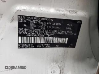 2018 Toyota RAV4 XLE z VIN JTMRFREVXJJ722554, wystawiony jako Copart lot #55285574 z przebiegiem 148 794 mil mil oraz Szkoda całkowita • Salvage title. Historia ofert i sprzedaży dostępna na DreamBid. Obrazek 13.