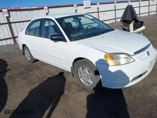 2002 Honda Civic LX with VIN 2HGES16672H596631, listed as a IAAI auction lot 41703532 with 172,311 mi miles. Bid and sale history available at carsss.com. Image 1.