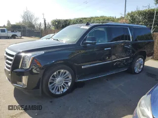2017 Cadillac Escalade ESV Luxury z VIN 1GYS4HKJ0HR122408, wystawiony jako Copart lot #48075755 z przebiegiem 44 575 mil mil oraz Szkoda całkowita • Salvage title. Historia ofert i sprzedaży dostępna na DreamBid. Obrazek 1.
