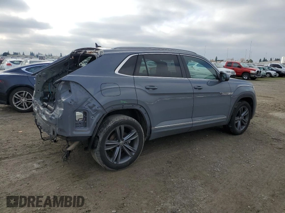 2022 Volkswagen Atlas SEL R-Line z VIN 1V2SE2CA3NC206184, wystawiony jako Copart lot #85261314 z przebiegiem 42 156 mil mil oraz Szkoda całkowita • Salvage title. Historia ofert i sprzedaży dostępna na DreamBid. Obrazek 3.