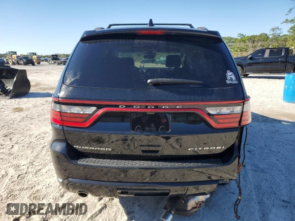 2019 Dodge Durango Citadel with VIN 1C4RDHEG8KC582124, listed as a Copart auction lot 82532484 with 73,671 mi miles and Salvage Title. Bid and sale history available at DreamBid. Image 6.