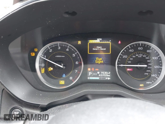 2023 Subaru Crosstrek Special Sports with VIN JF2GTHRC7PH229080, listed as a IAAI auction lot 42331048 with 43,709 mi miles and . Bid and sale history available at DreamBid. Image 7.