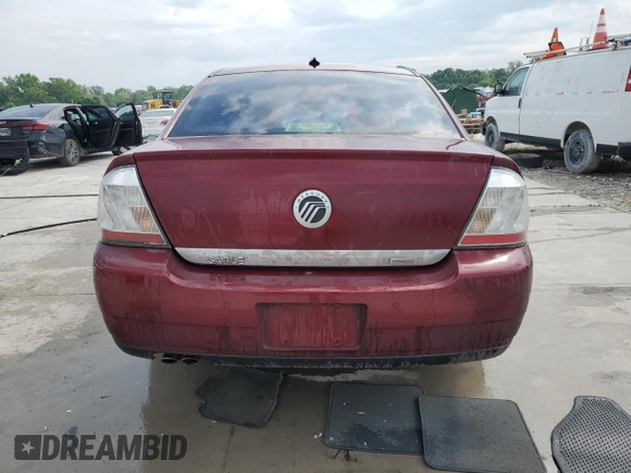 2008 Mercury Sable Premier z VIN 1MEHM42W98G611971, wystawiony jako Copart lot #59506965 z przebiegiem 149 058 mil mil oraz Szkoda całkowita • Salvage title. Historia ofert i sprzedaży dostępna na DreamBid. Obrazek 6.
