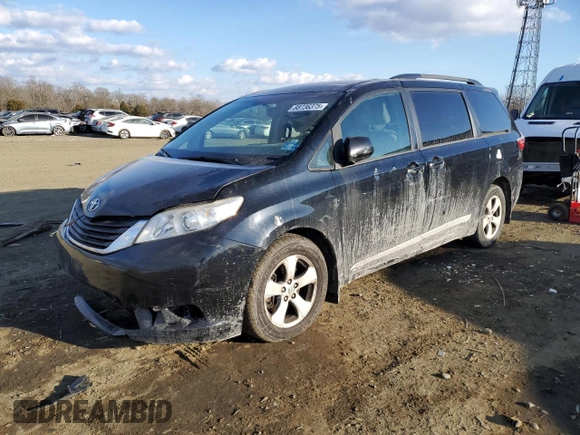 2015 Toyota Sienna LE AAS with VIN 5TDKK3DC7FS663872, listed as a Copart auction lot 88736375 with 166,369 mi miles and Salvage title. Bid and sale history available at DreamBid. Image 1.