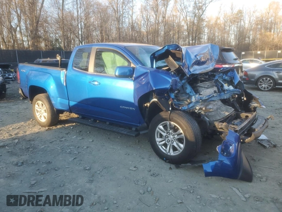 2020 GMC Canyon 4WD All Terrain w/Cloth with VIN 1GTH6CEN4L1152191, listed as a Copart auction lot 83513594 with 0 mi miles and Salvage Title. Bid and sale history available at carsss.com. Image 4.