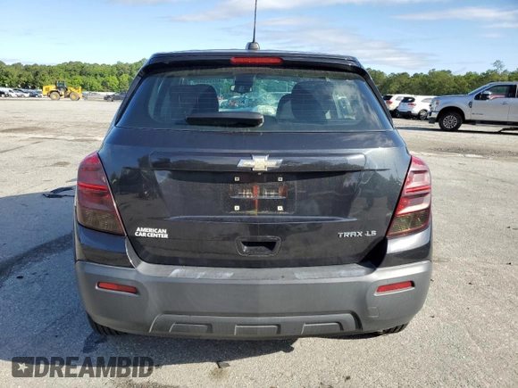 2015 Chevrolet Trax LS with VIN 3GNCJKSB7FL229234, listed as a Copart auction lot 49319784 with 95,034 mi miles and Salvage Title. Bid and sale history available at carsss.com. Image 6.