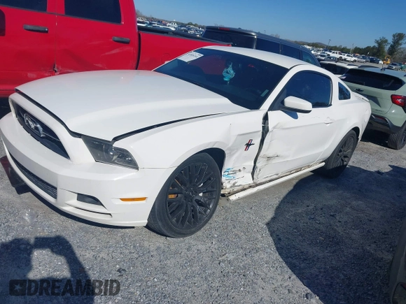 2013 Ford Mustang V6 with VIN 1ZVBP8AM9D5277773, listed as a IAAI auction lot 41805244 with 178,581 mi miles. Bid and sale history available at carsss.com. Image 17.