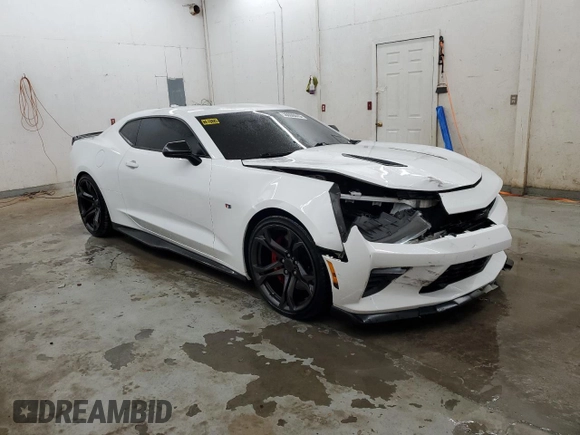 2017 Chevrolet Camaro 1SS with VIN 1G1FE1R78H0182598, listed as a Copart auction lot 50008445 with 48,367 mi miles and Salvage title. Bid and sale history available at DreamBid. Image 4.