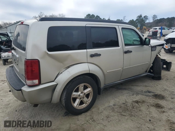 2008 Dodge Nitro SLT with VIN 1D8GU58K68W145480, listed as a Copart auction lot 47824395 with 223,605 mi miles and Salvage Title. Bid and sale history available at DreamBid. Image 3.