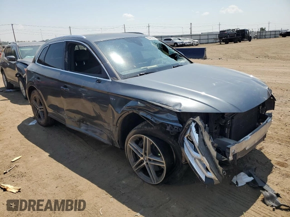 2018 Audi SQ5 Premium Plus with VIN WA1A4AFY0J2205183, listed as a Copart auction lot 65414304 with 53,868 mi miles and Salvage Title. Bid and sale history available at DreamBid. Image 4.