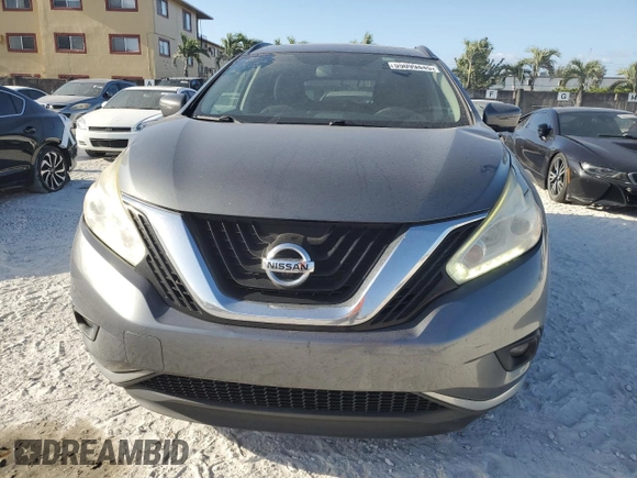 2017 Nissan Murano S with VIN 5N1AZ2MG8HN187382, listed as a Copart auction lot 55099445 with 155,727 mi miles and Salvage Title. Bid and sale history available at carsss.com. Image 5.
