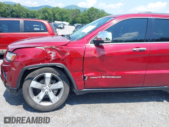 2014 Jeep Grand Cherokee Limited with VIN 1C4RJFBG5EC183810, listed as a IAAI auction lot 42670205 with 151,936 mi miles and . Bid and sale history available at DreamBid. Image 17.