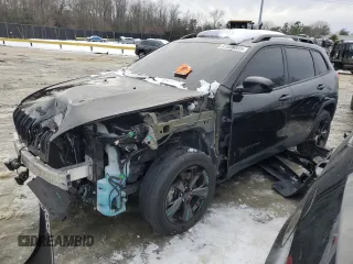 2016 Jeep Cherokee 75th Anniversary with VIN 1C4PJMCB7GW218945, listed as a Copart auction lot 41628885 with 103,604 mi miles and Salvage Title. Bid and sale history available at carsss.com. Image 1.