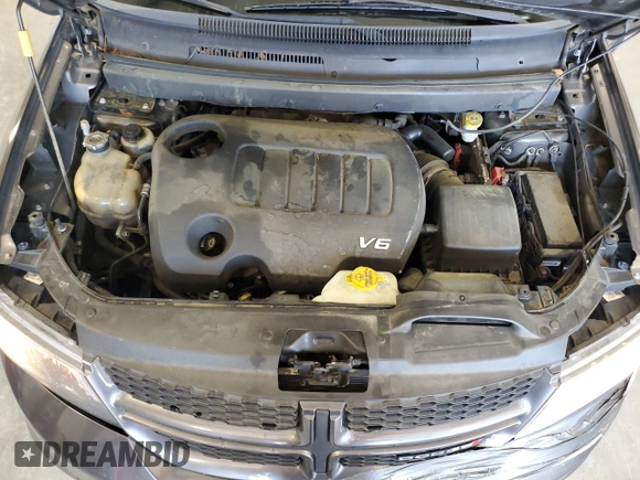 2018 Dodge Journey GT with VIN 3C4PDCEG6JT380458, listed as a Copart auction lot 57725795 with 130,329 mi miles and Salvage title. Bid and sale history available at DreamBid. Image 12.