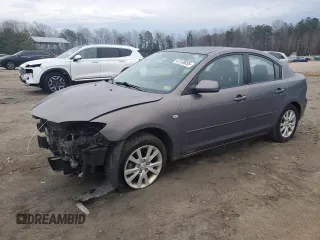 2008 Mazda 3 Man i Sport *Ltd Avail* with VIN JM1BK32F281874636, listed as a Copart auction lot 47120035 with 213,976 mi miles and Salvage Title. Bid and sale history available at carsss.com. Image 1.