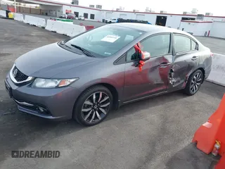 2015 Honda Civic Sedan EX-L with VIN 2HGFB2F97FH532485, listed as a IAAI auction lot 41089736 with 73,706 mi miles. Bid and sale history available at carsss.com. Image 17.